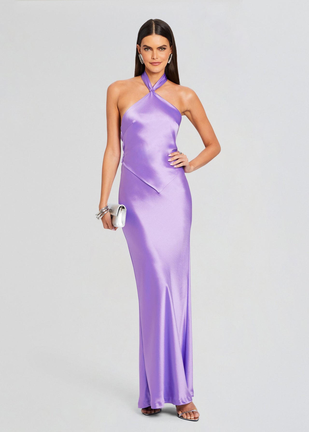 retrofete ester satin halter dress Ester Dress Retrofete