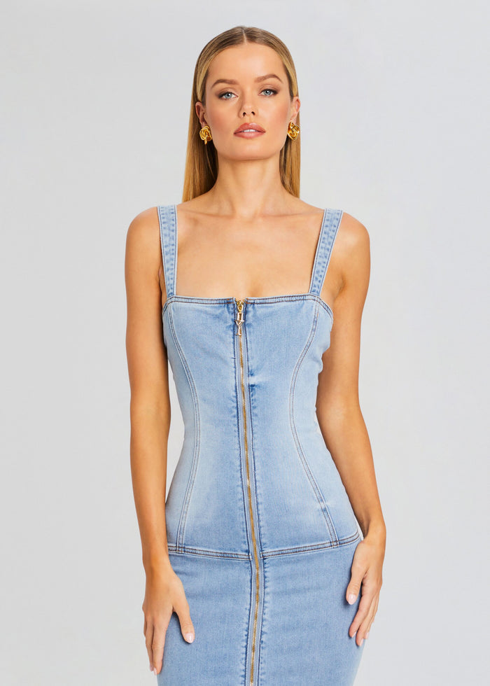 Lyndon Denim Dress – Retrofete