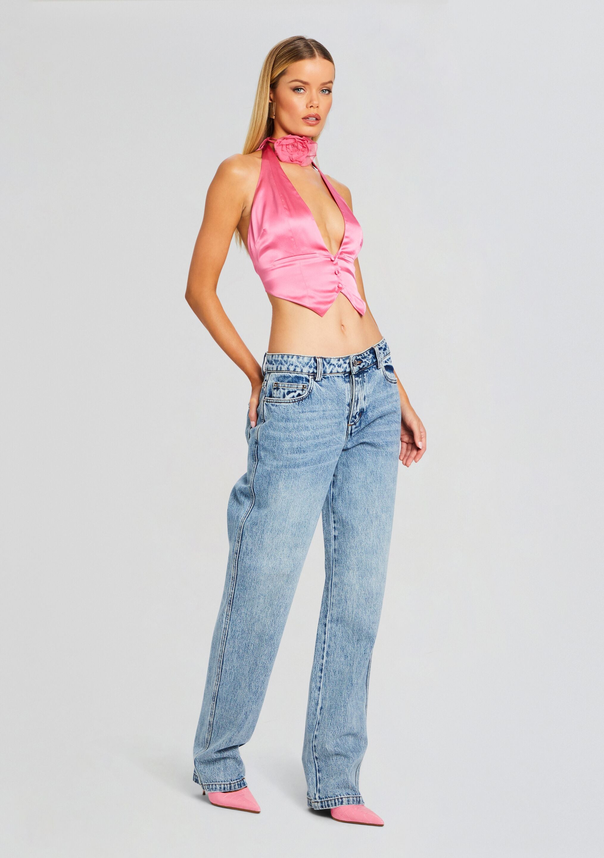 Romy Silk Vest – Retrofete