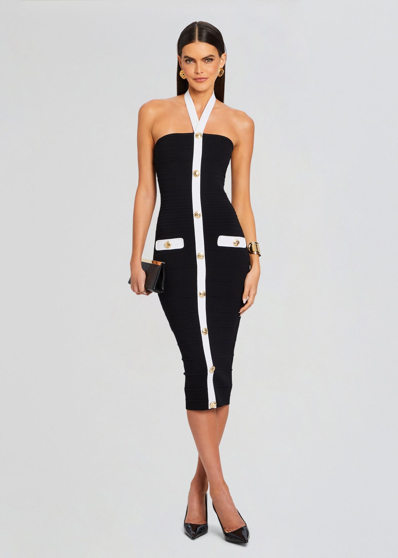 Sloane Bandage Knit Dress Retrofete Sloane Bandage Knit Dress Retrofete