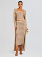 Dorothea Knit Crochet Cardigan
