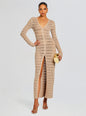 Dorothea Knit Crochet Cardigan