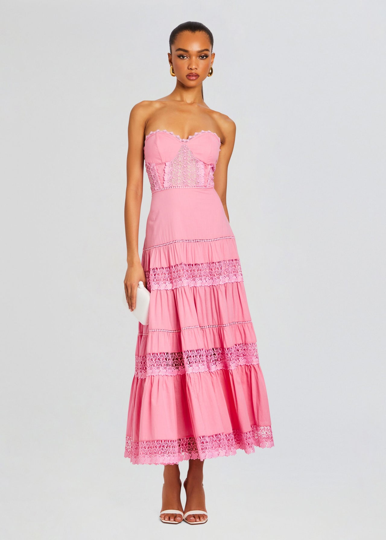 two worlds one heart maxi dress rose gold Ladivine J871 Elegant Fitted Sparkle Gown 8 / Rose Gold