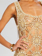 Saffron Knit Crochet Dress