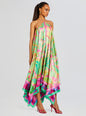 Sangria Silk Dress