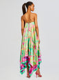 Sangria Silk Dress