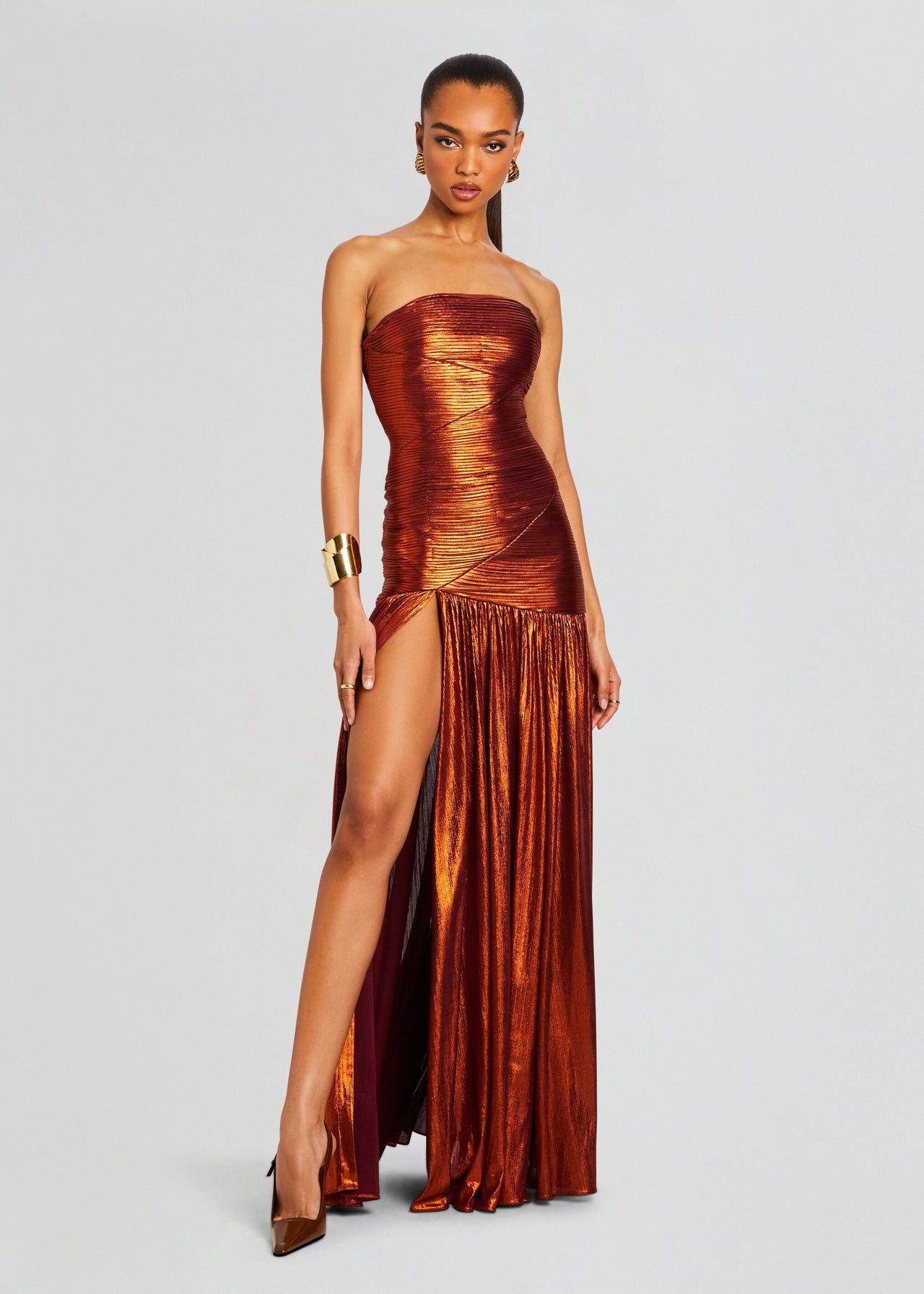 Strapless Rust Dress | Brown Chantal Dress | Retrofte Retrofete Strapless Rust Dress | Brown Chantal Dress | Retrofte Retrofete
