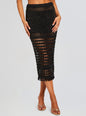 Raya Knit Crochet Skirt