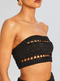 Luiz Knit Crochet Top