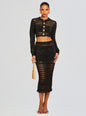 Raya Knit Crochet Skirt