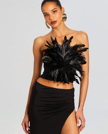 Nicki Feather Top