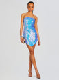 Valley Feather Sequin Dress