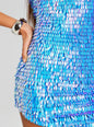 Valley Feather Sequin Dress