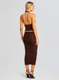 Pia Mesh Midi Skirt
