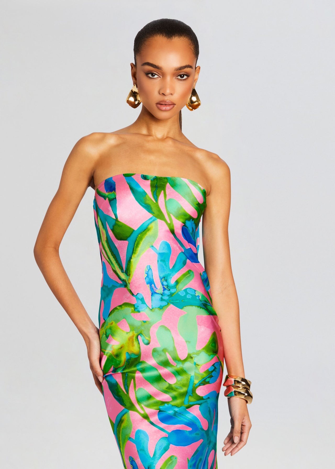 retrofete keaton silk dress Nude Silk Dress | Keaton Dress