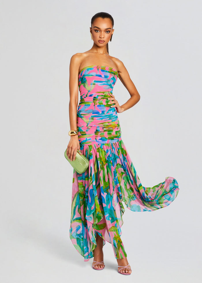 Teryn Silk Chiffon Dress