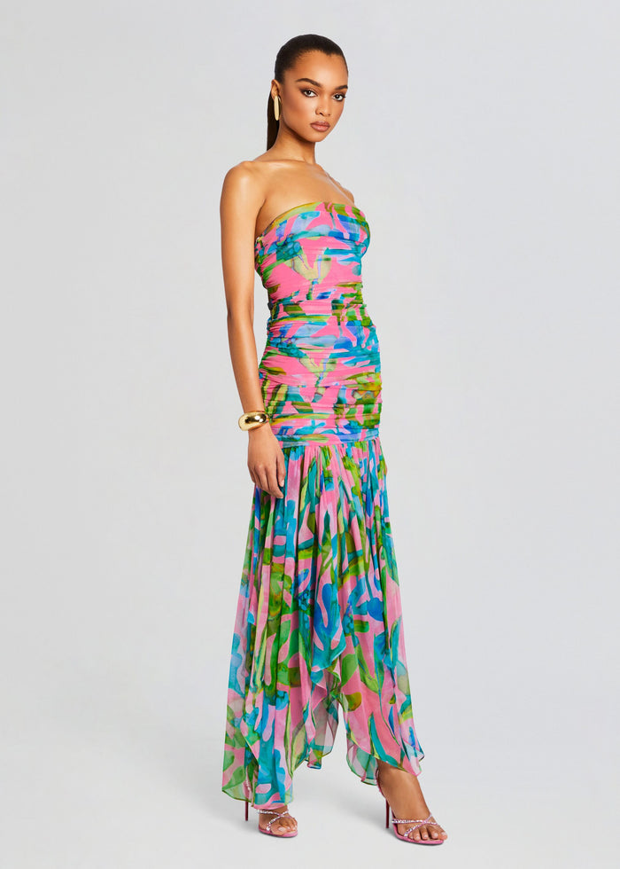 Teryn Silk Chiffon Dress