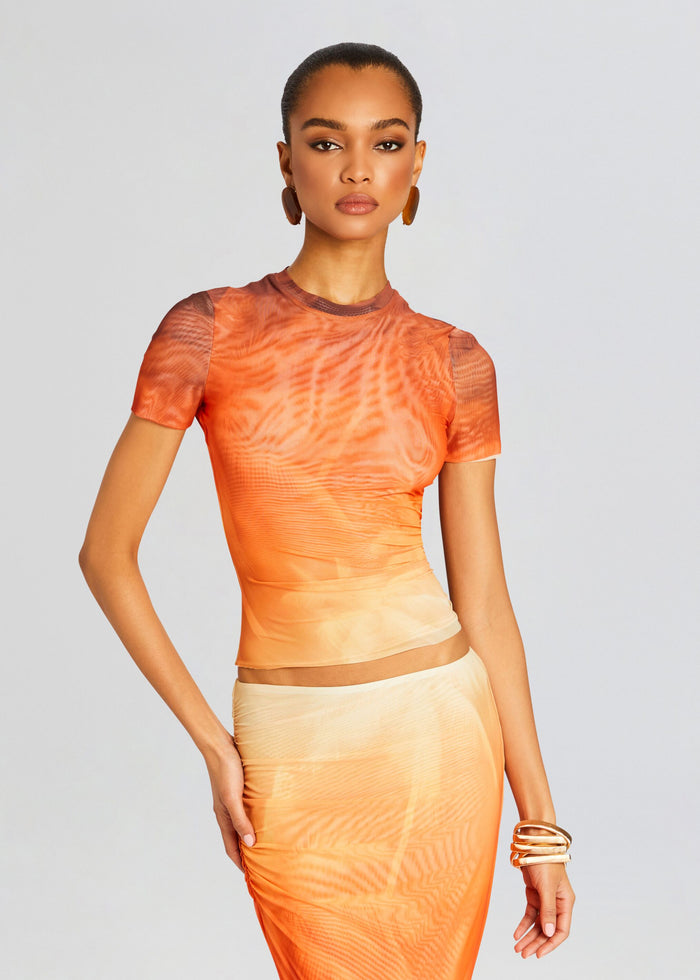 Kate Mesh Baby Tee