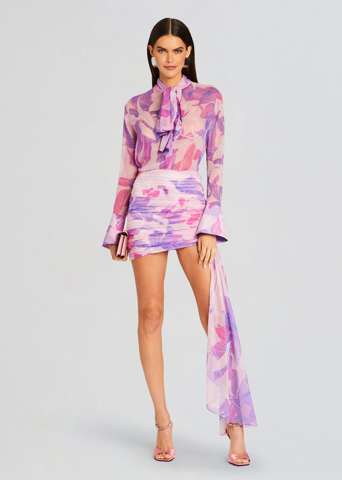 Sonya Silk Chiffon Skirt