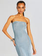 Narissa Metallic Knit Maxi Dress