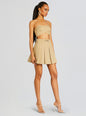 Camel Strapless Bralette