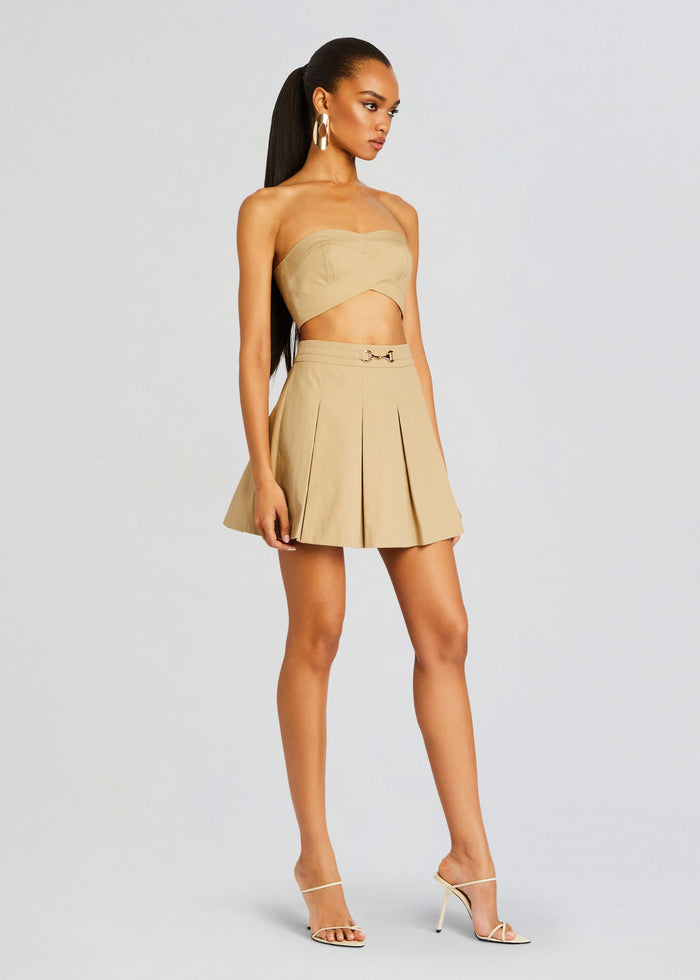 Camel Strapless Bralette