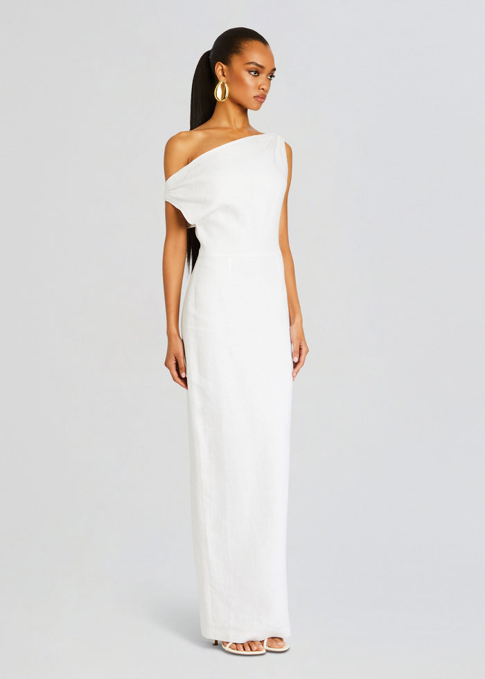 Linen Off The Shoulder Maxi