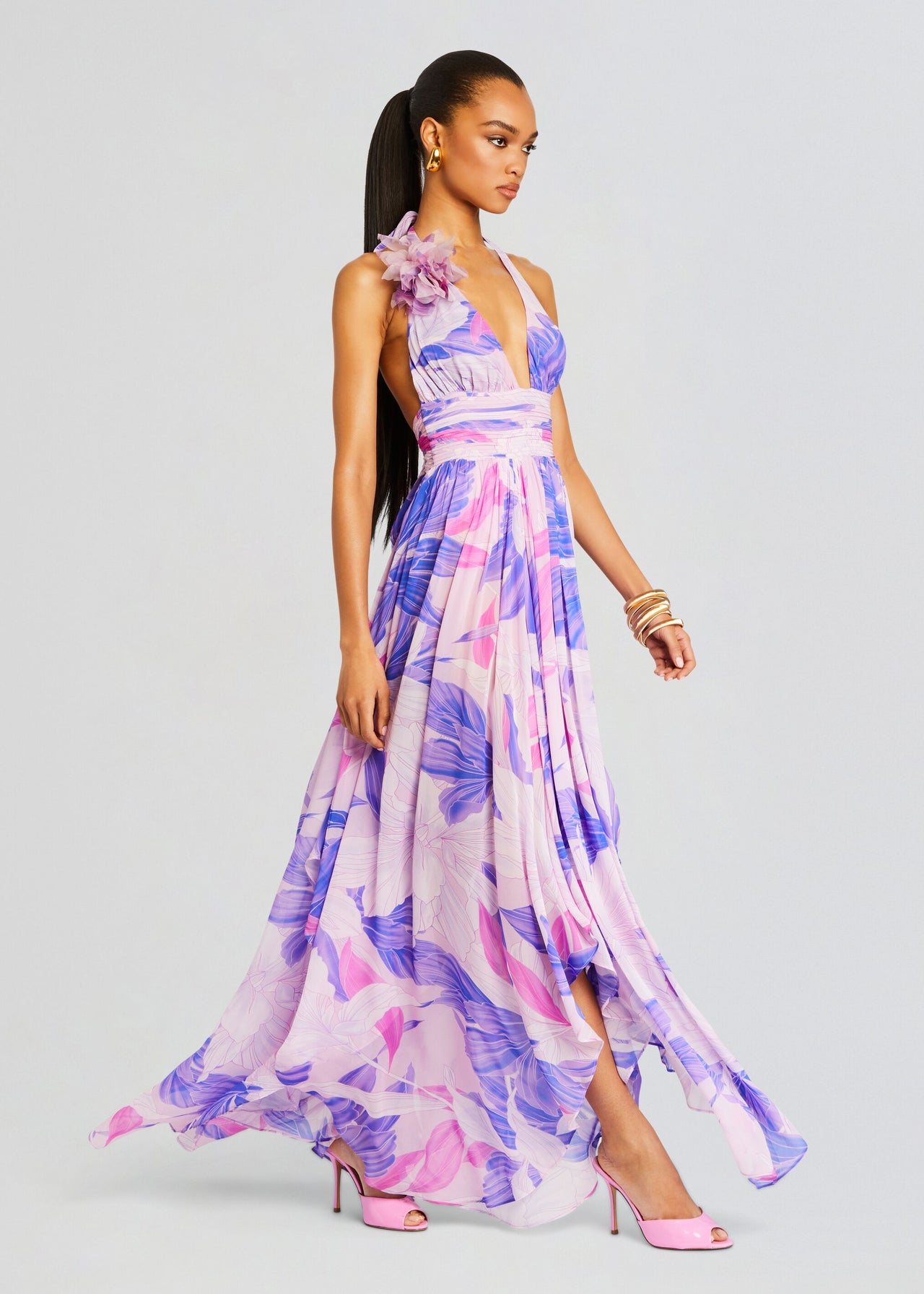 Rasha Chiffon Dress Retrofete Rasha Chiffon Dress Retrofete