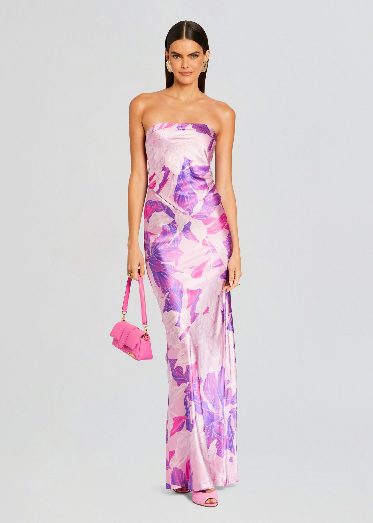 skye dress in fondant pink retrofete Retrofete Skye Dress in Pink