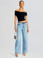 Cyrus Mid Rise Boyfriend Jean