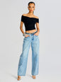 Cyrus Mid Rise Boyfriend Jean