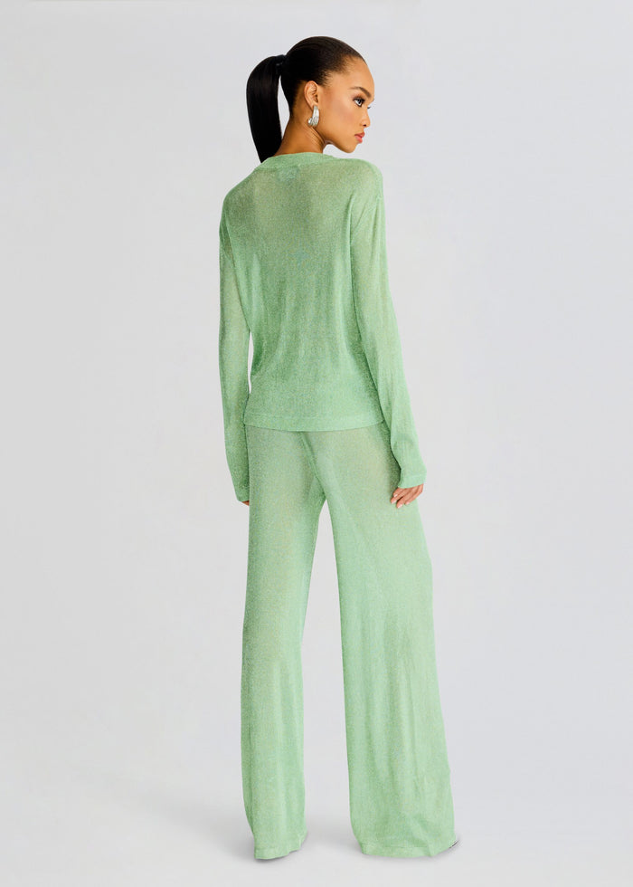 Hana Metallic Knit Top