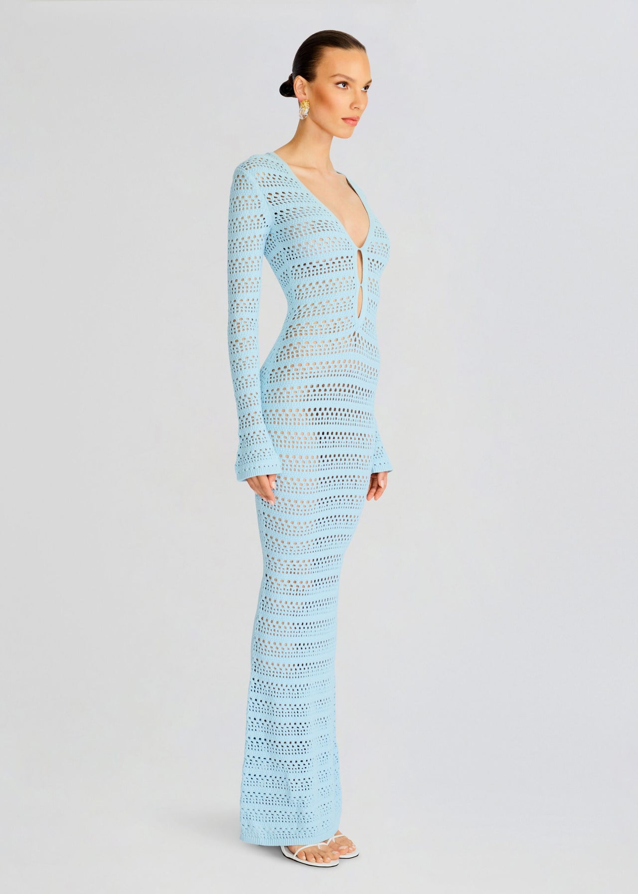 Lilith Knit Crochet Maxi Dress Retrofete Lilith Knit Crochet Maxi Dress Retrofete