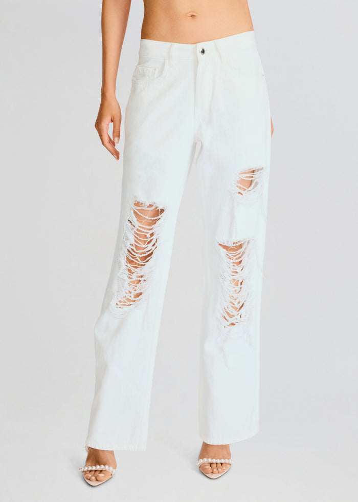 Madison Pearl Embellished Jean
