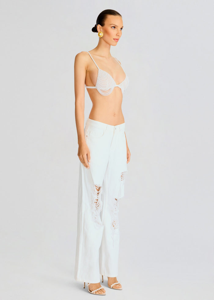 Madison Pearl Embellished Jean