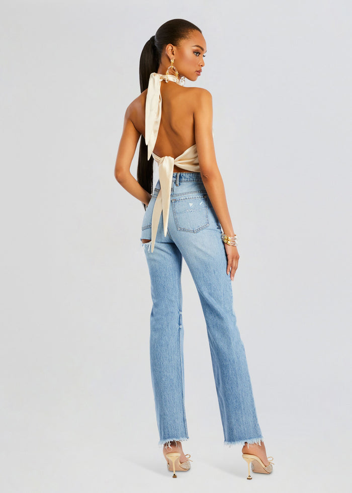 Brooklyn High Rise Straight Jean