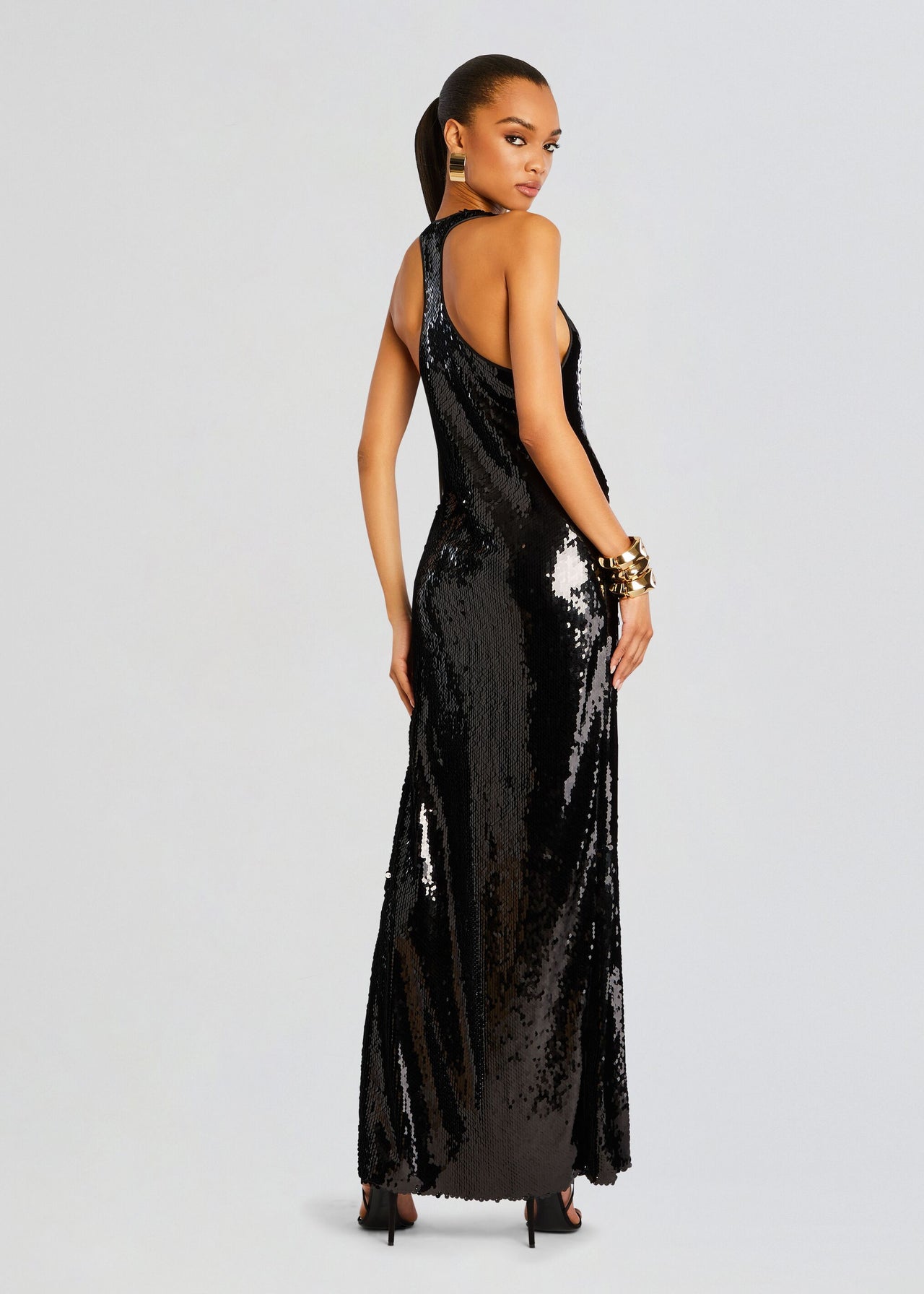 Black Sequin Dress | Bella Dress