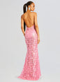Delaina Sequin Lace Dress