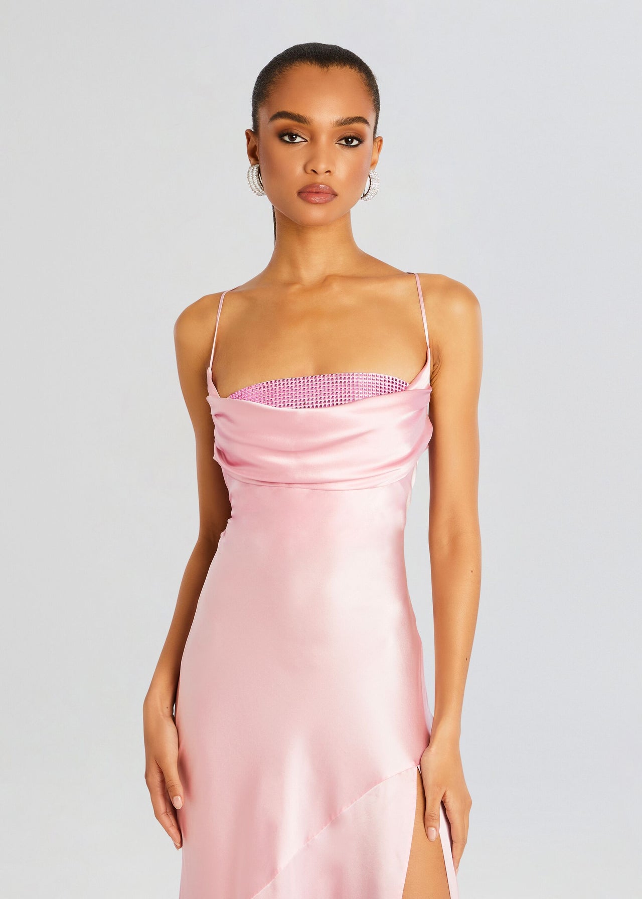 Emery Embellished Silk Dress – Retrofete