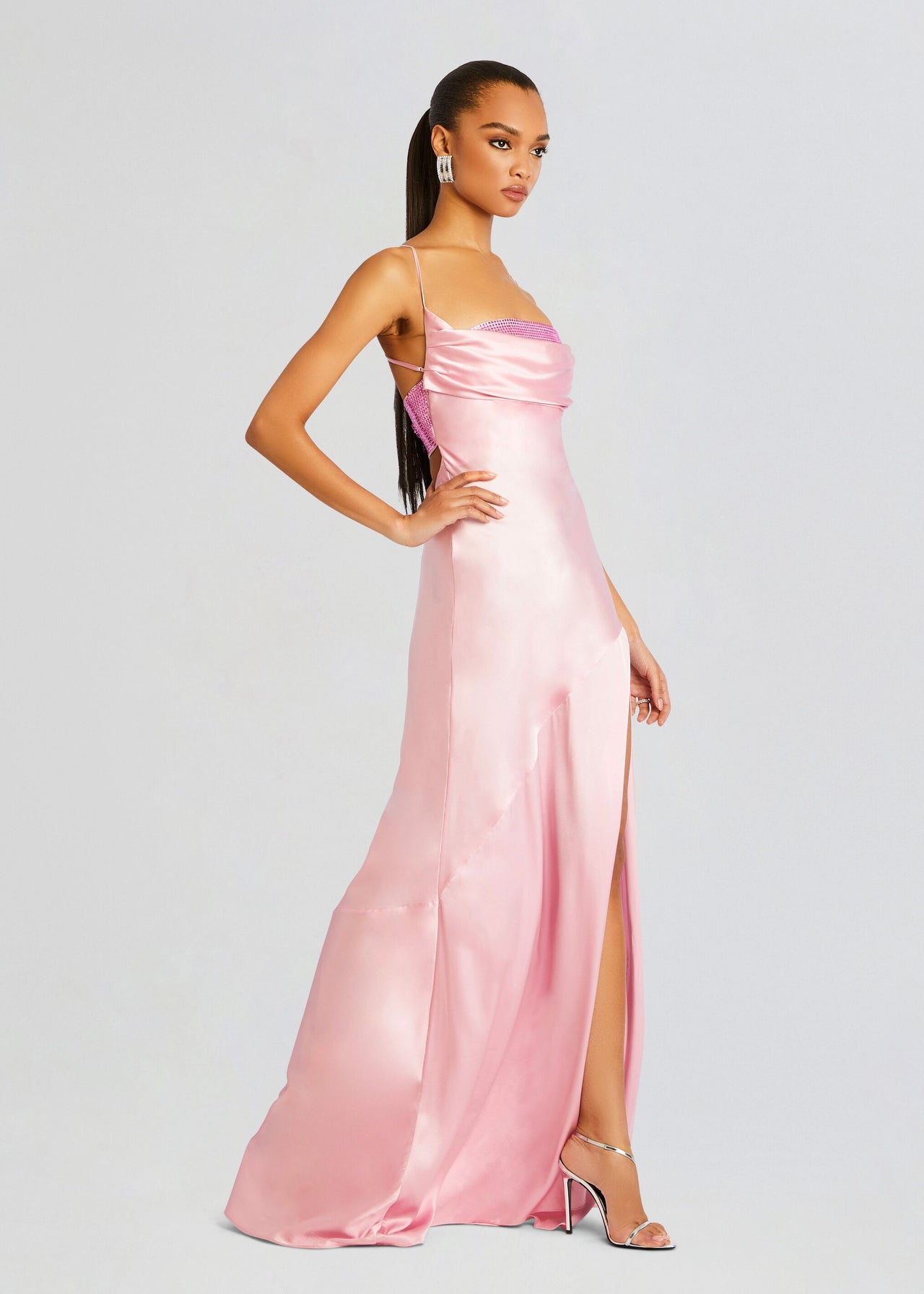 emery embellished silk dress Retrofete Emery Embellished Silk Dress by Retrofete