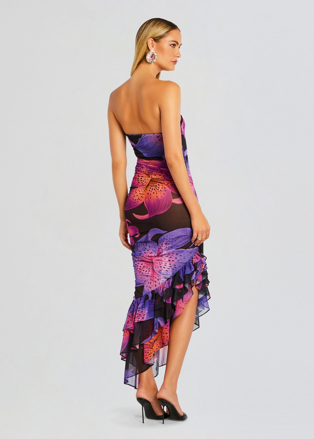 colorful mesh dress Trista Mesh Dress – Retrofete