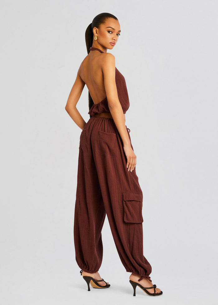 Zira Gauze Cargo Pant