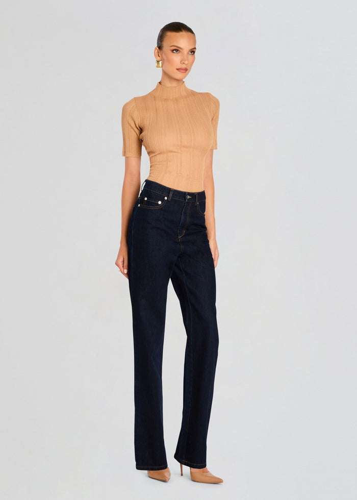Brooklyn High Rise Straight Jean