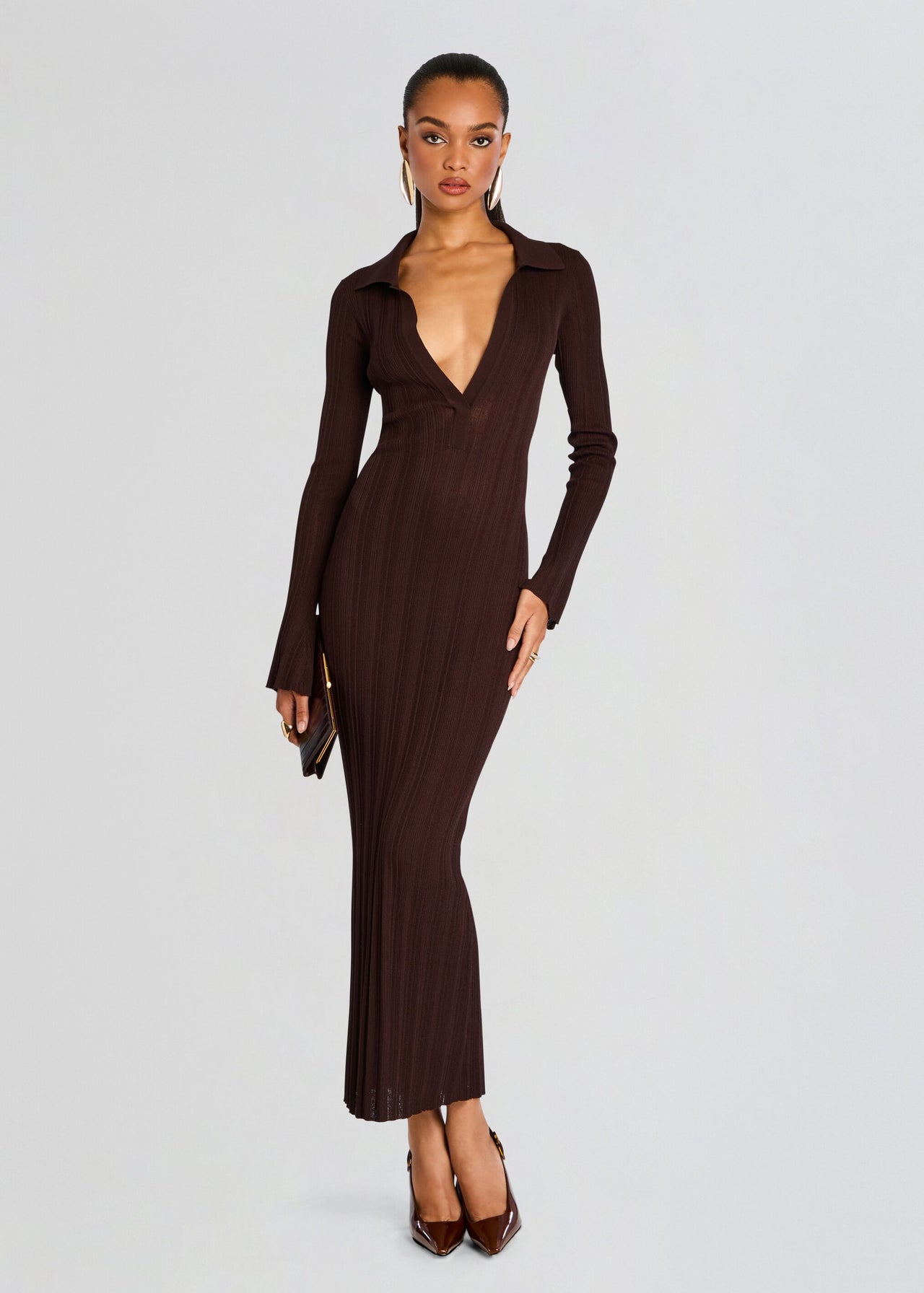 Azula Rib Knit Maxi Dress – Retrofete