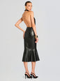 Cassander Leather Skirt