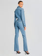 Mabel Fitted Mid Rise Jumpsuit