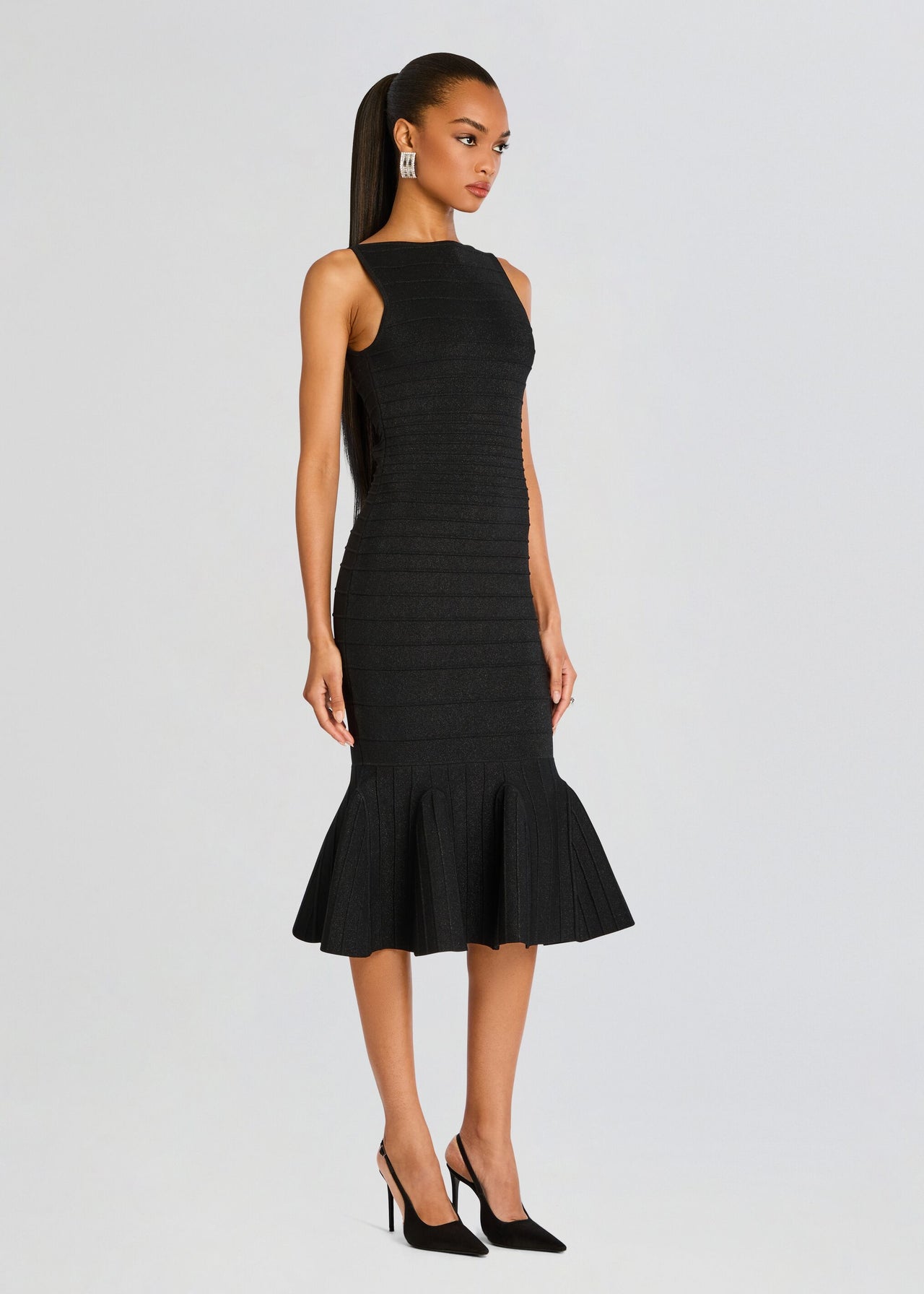 marta midi dress Marta Metallic Bandage Knit Dress – Retrofete