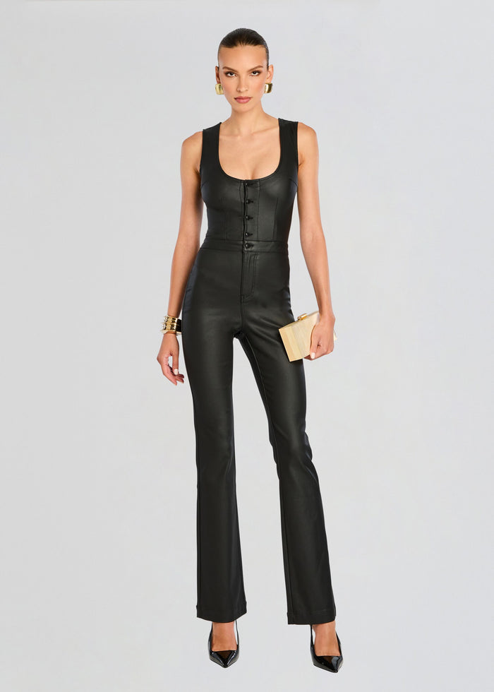 Mckinnon Coated Denim Jumpsuit