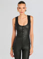Mckinnon Coated Denim Jumpsuit