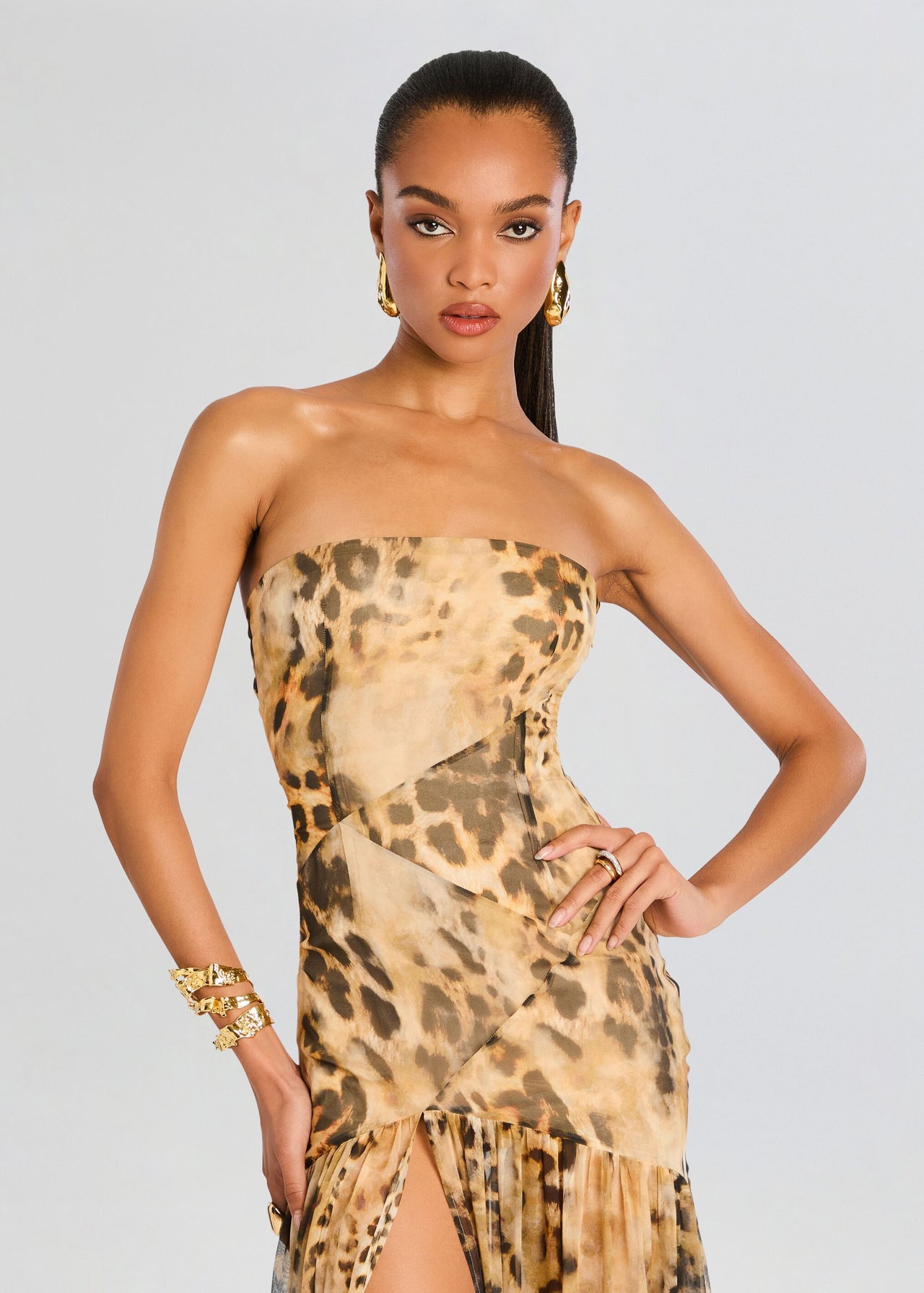 Nicole Silk Chiffon Dress – Retrofete